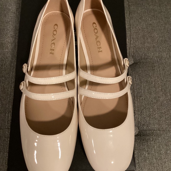 NWT COACH Women's Winley Double Buckle Mary Jane Ballet Flats, size 9.5 - Picture 12 of 12